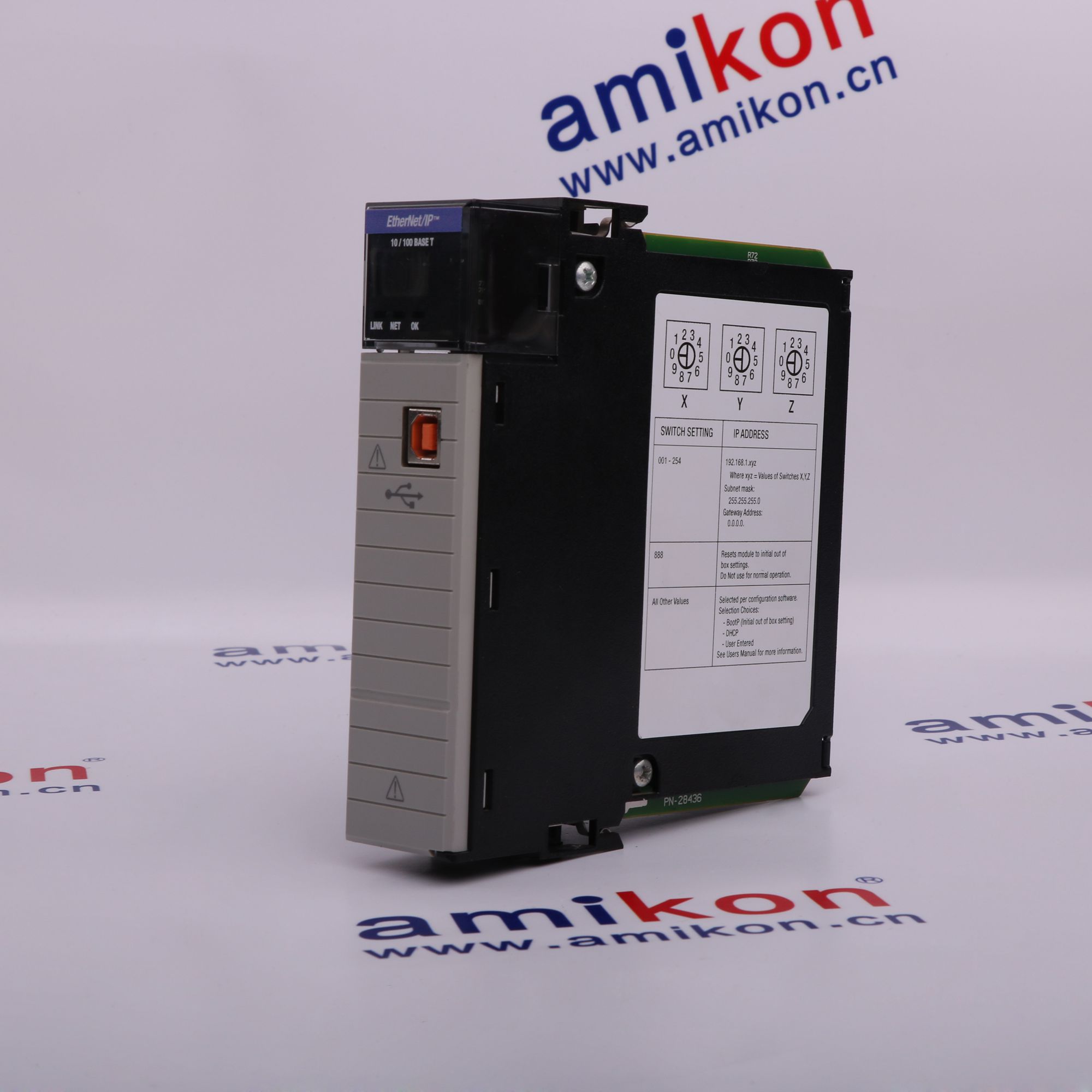 1756EN2TAllenBradleyControlLogix bridge Module 10/100 F