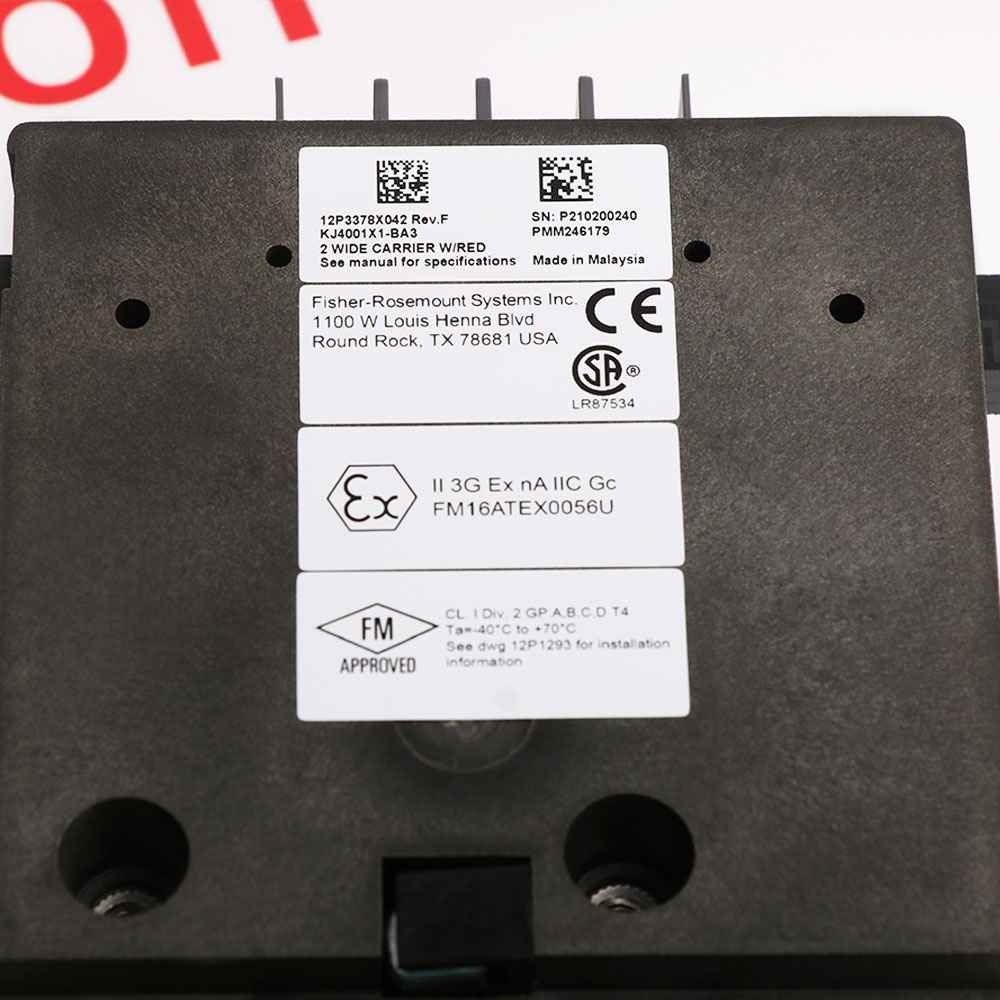 EMERSON-VE3051C0 KJ4001X1-BA3 12P3378X042