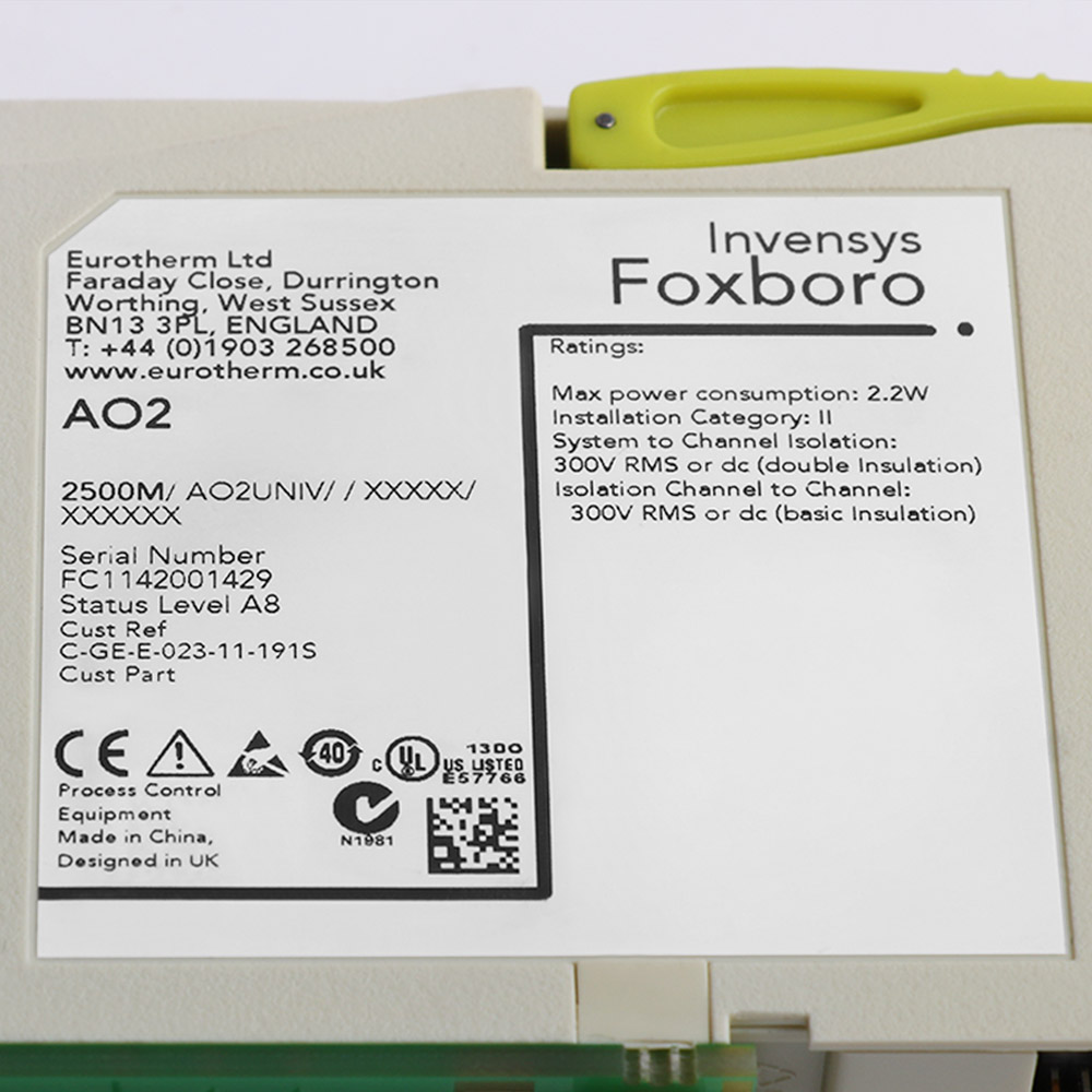 Invensys AO2 2500M/AO2UNIV/XXXXX/XXXXXX
