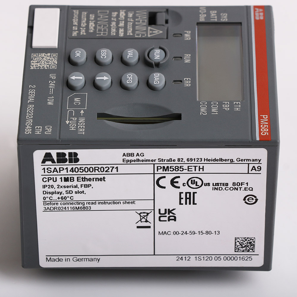 ABB 1SAP140500R0271 PM585-ETH