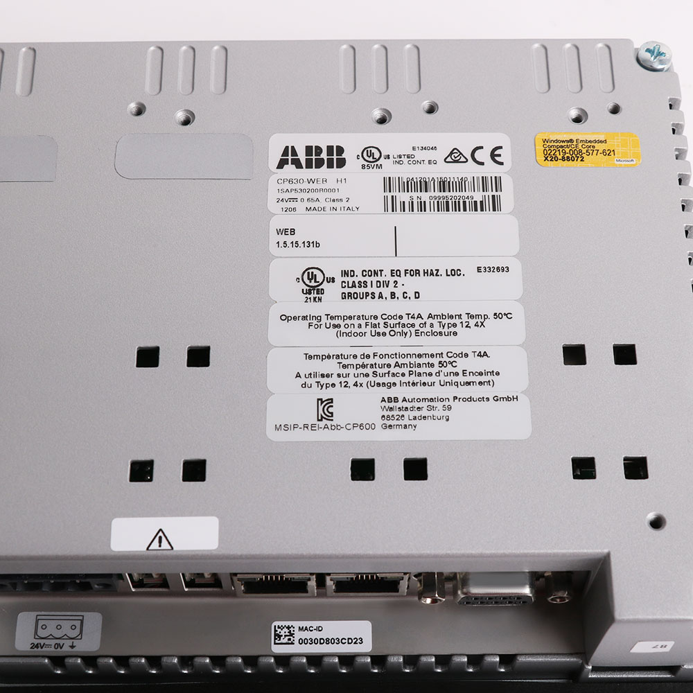 ABB-1SAP530200R0001 CP630-WEB H1