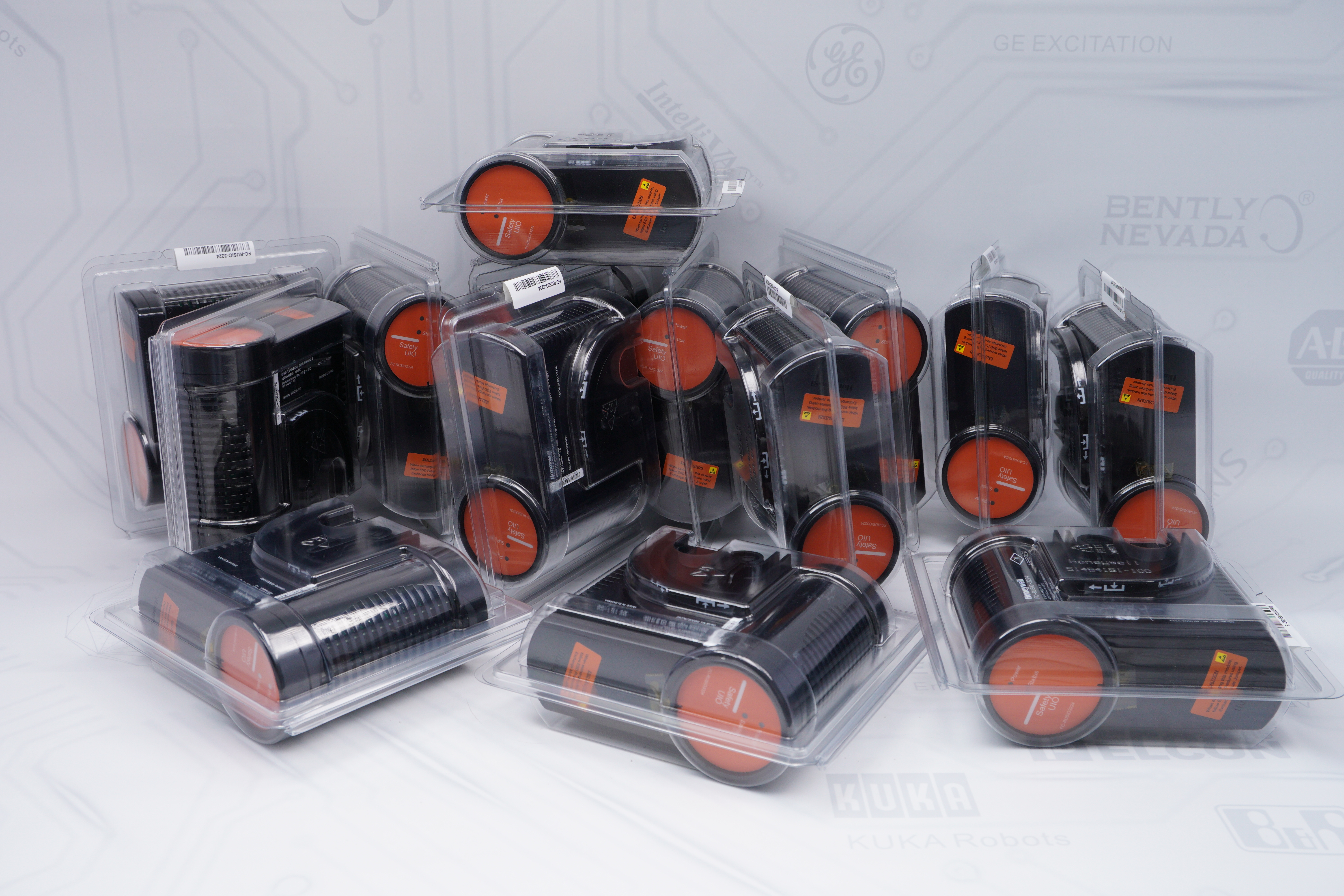 Prepared Honeywell Safety Manager products in protective packaging