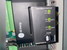 GE thermocouple module operating indicator check