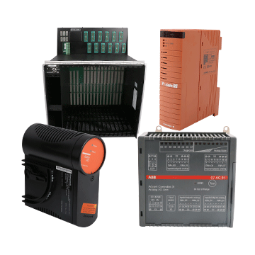 Comparison of four industrial automation modules including ABB and ProSafe-RS units